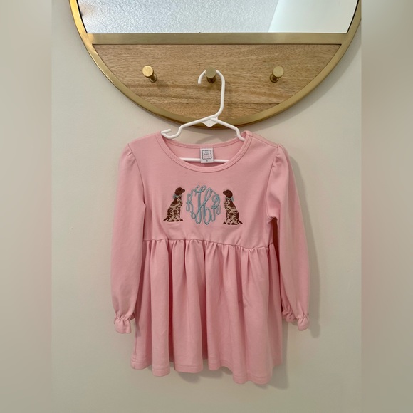 Monogrammed “kHr” puppy tunic size 6 - Picture 1 of 2